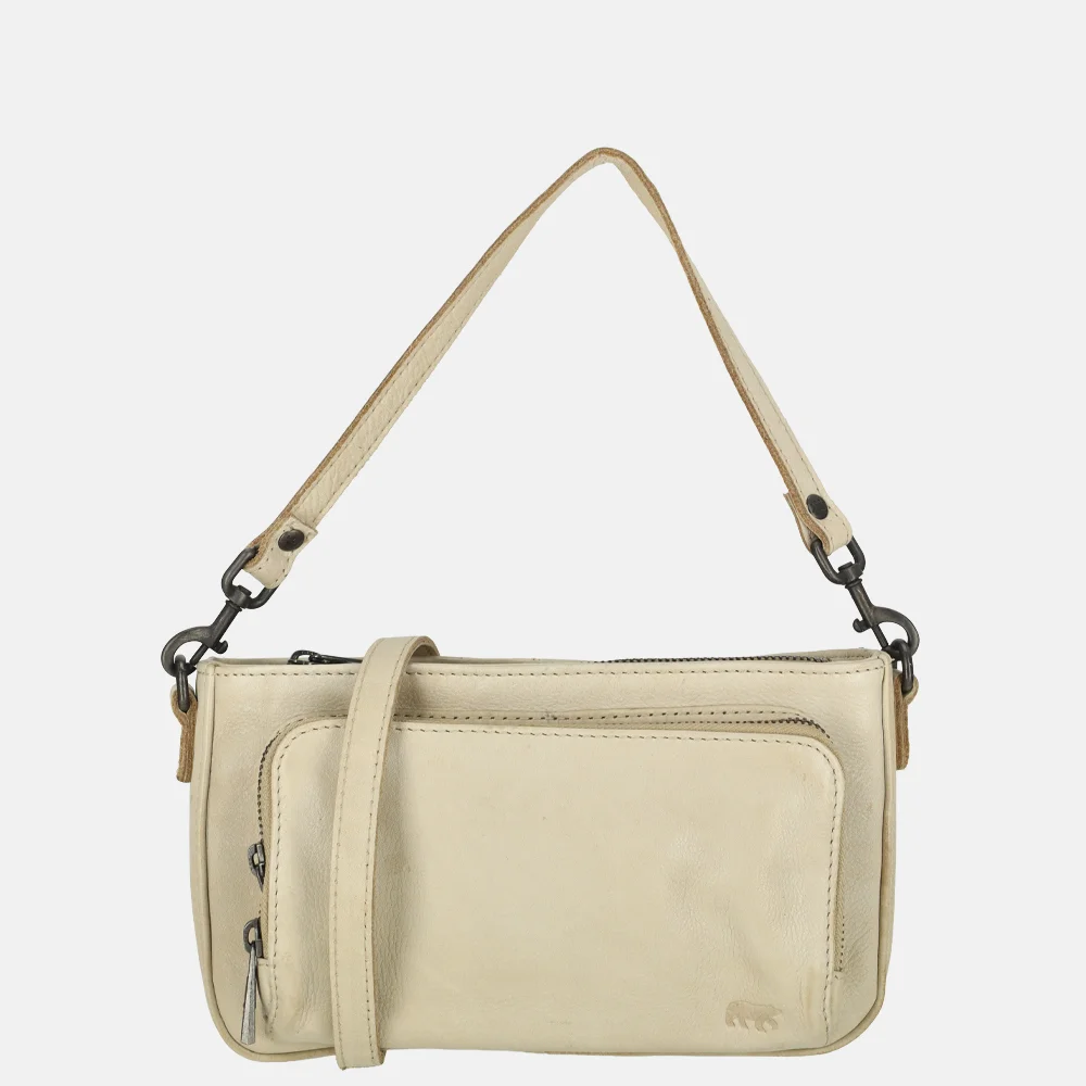 Bear Design crossbody tas feather